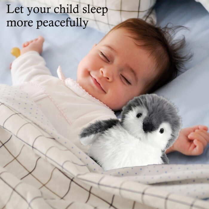 JcvPot Pinguin Kuscheltier, Weiches Stofftier Für Kinder Und Babys, Kuscheltier Pinguin - Image 5