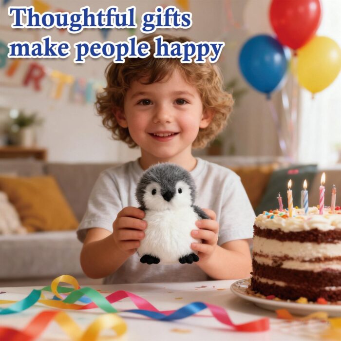 JcvPot Pinguin Kuscheltier, Weiches Stofftier Für Kinder Und Babys, Kuscheltier Pinguin - Image 4