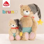 Fehn Kuscheltier Bär Bruno – Weicher Teddybär für Neugeborene - Greifen, Fühlen - Image 2